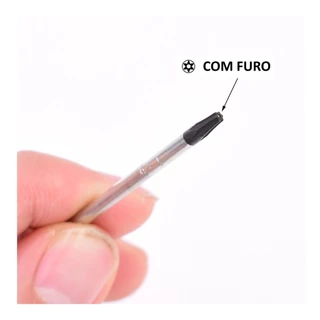 Kit chaves torx com furo T6 + T8 + T10