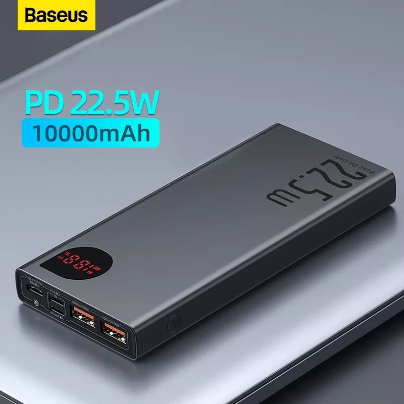 Power Bank Baseus 10000 mah com 22,5w pd