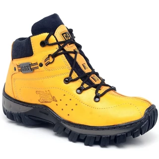 bota adventure masculina couro legitimo palmilha gel