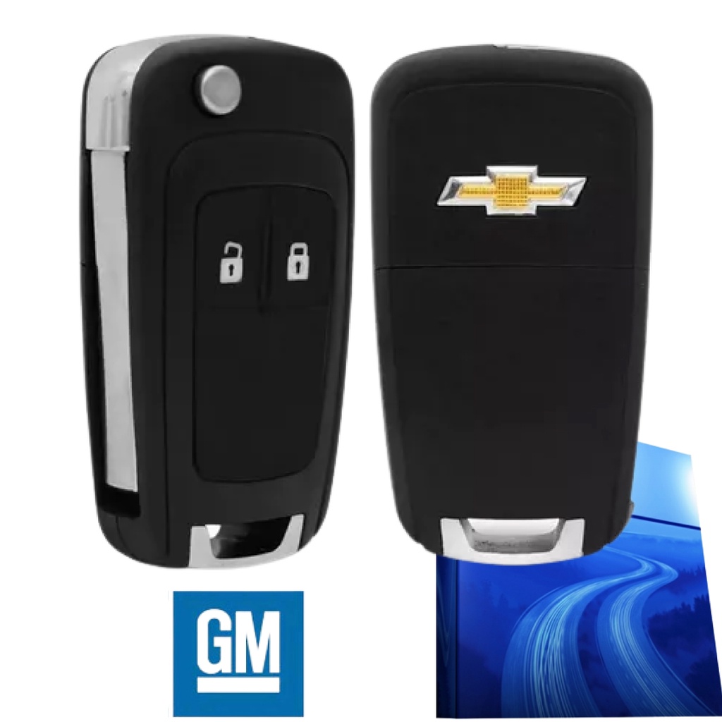 Capa Carcaça Chave Canivete 2 botões GM Chevrolet S10 Ls Lt Ltz 2012 ...