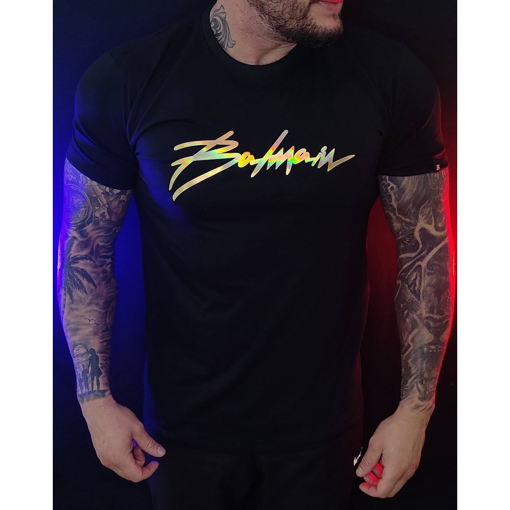 Camiseta Masculina Premium P ao G3 de Algodão Fio 30.1 - Camisa Padrão Shopping