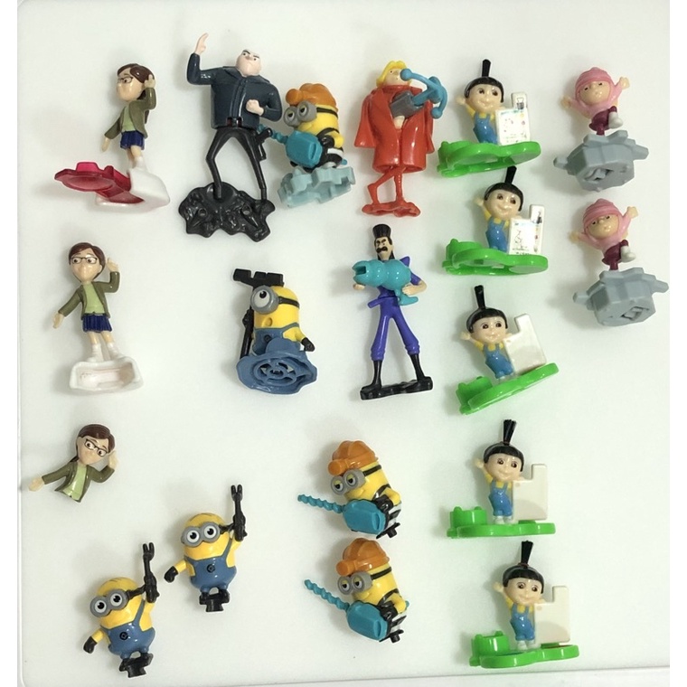 kinder ovo minions. kinders avulsos. coleção