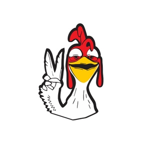 adesivo zé frango galo lombrado para carro moto e caminhão
