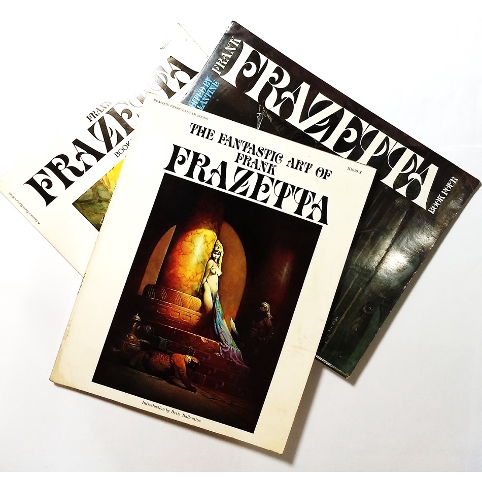 Livros de Frank Frazetta - idioma inglês - leia a descrição e