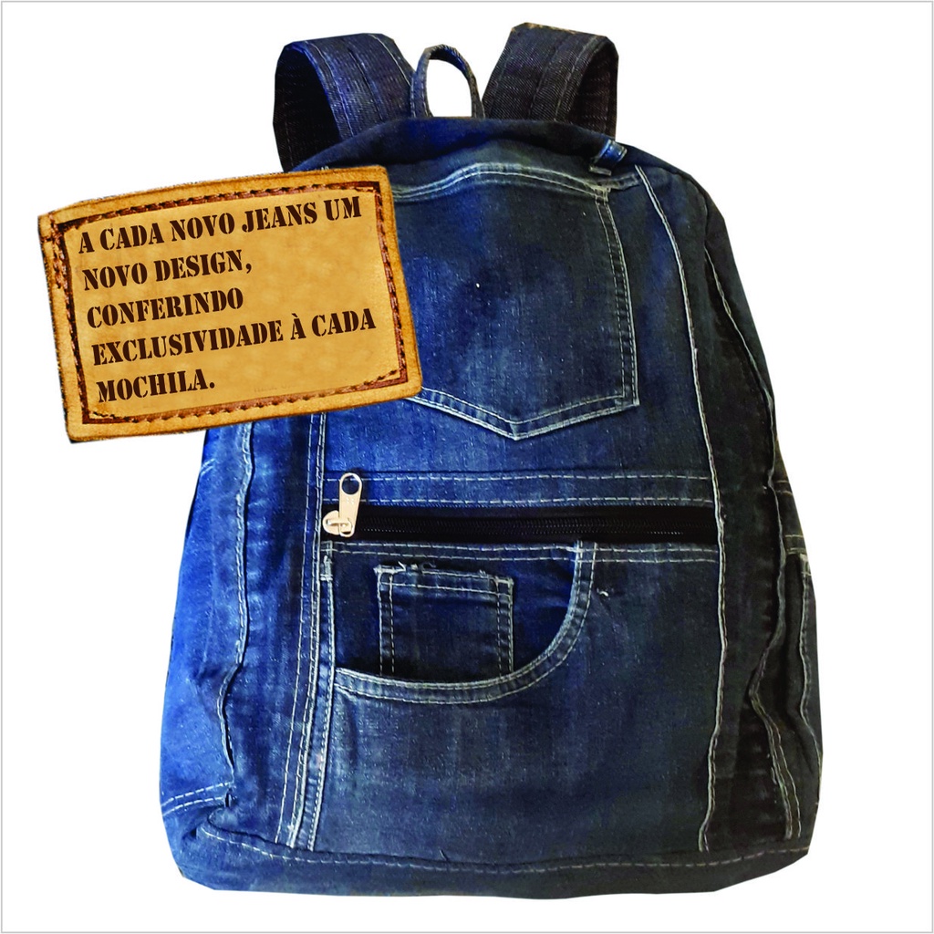 Mochila best sale jeans antiga