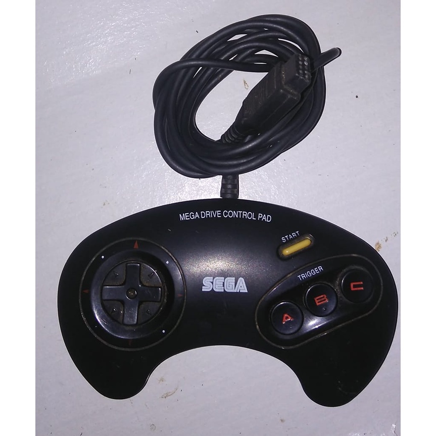 CONTROLE_3_BOTÕES ORIGINAL_MEGADRIVE | Shopee Brasil