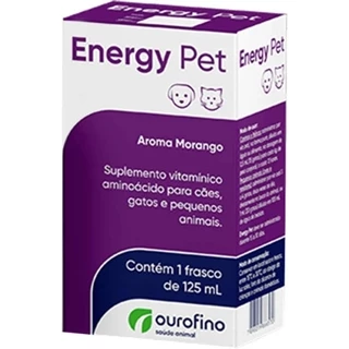 Suplemento Ourofino Energy Pet 125ml