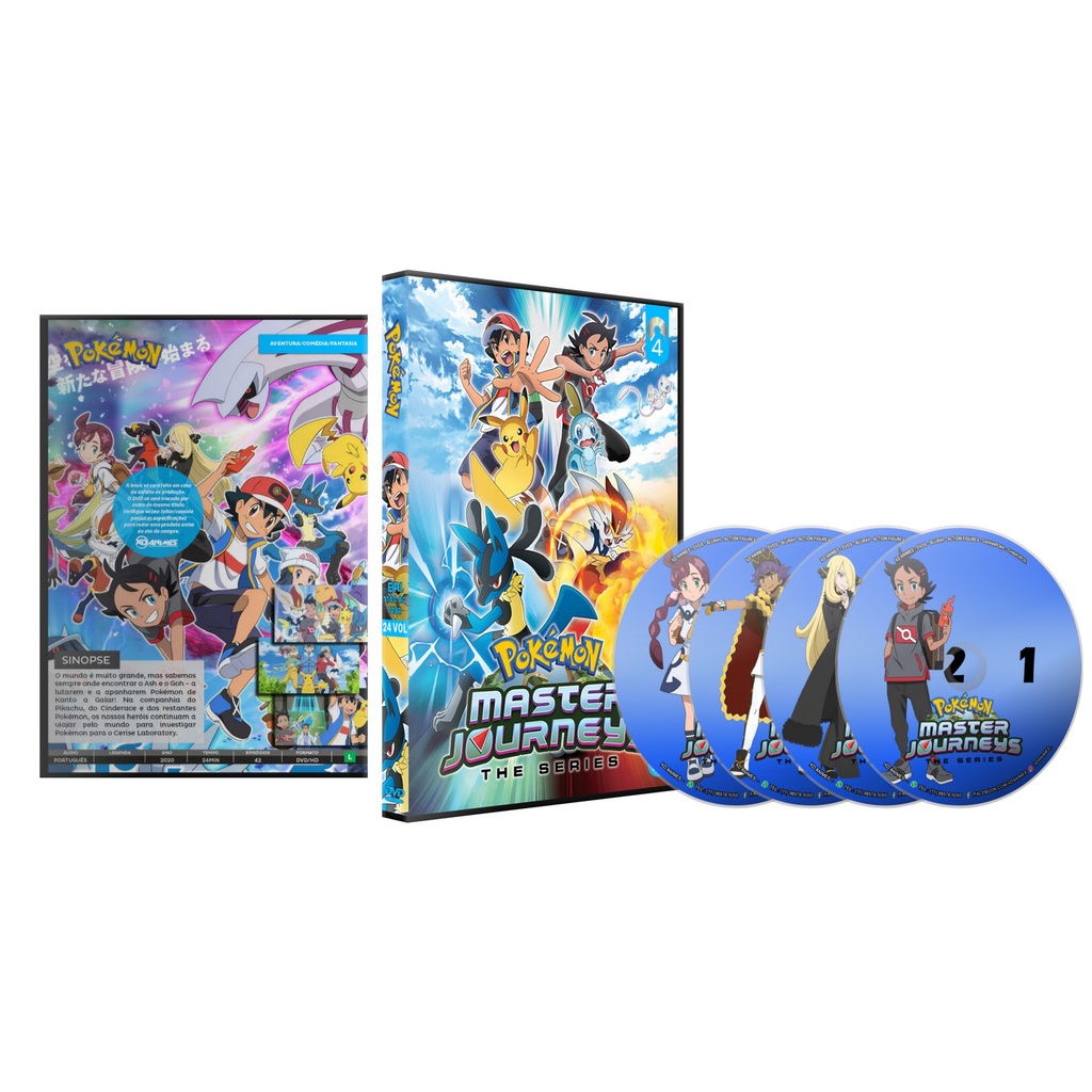 Dvd Pokémon 2ª Temporada Completa E Dublada