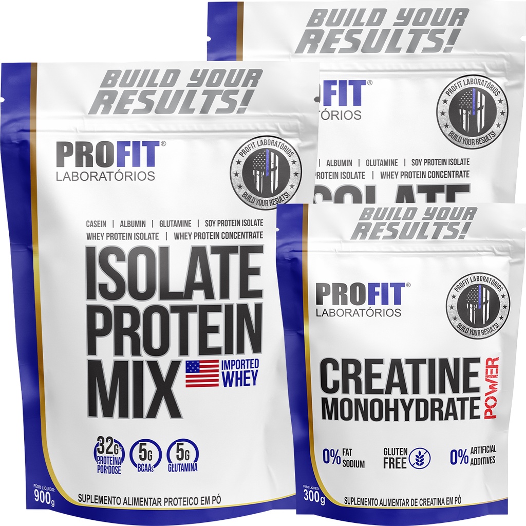 ISOLATE PROTEIN MIX REFIL 1,8Kg - PROFIT SUPLEMENTAÇÃO