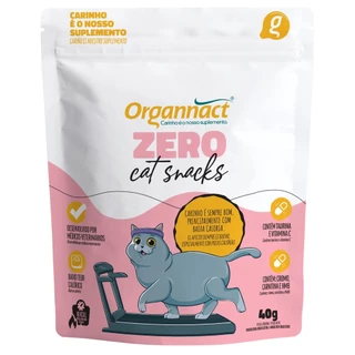 Zero Cat Snacks para Gatos Obesos 40g - Organnact