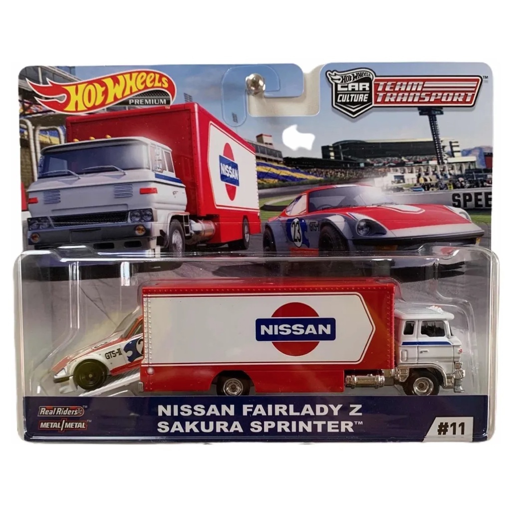 HOT WHEELS - TEAM TRANSPORT - FYT14 Sakura Sprinter w/ Nissan Fairlady Z