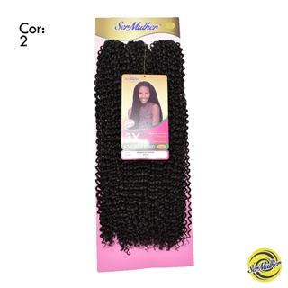 Cabelo Cacheado Natural Bohemian Crochet Braid 55 cm Ser Mulher 270 gramas  na Americanas Empresas