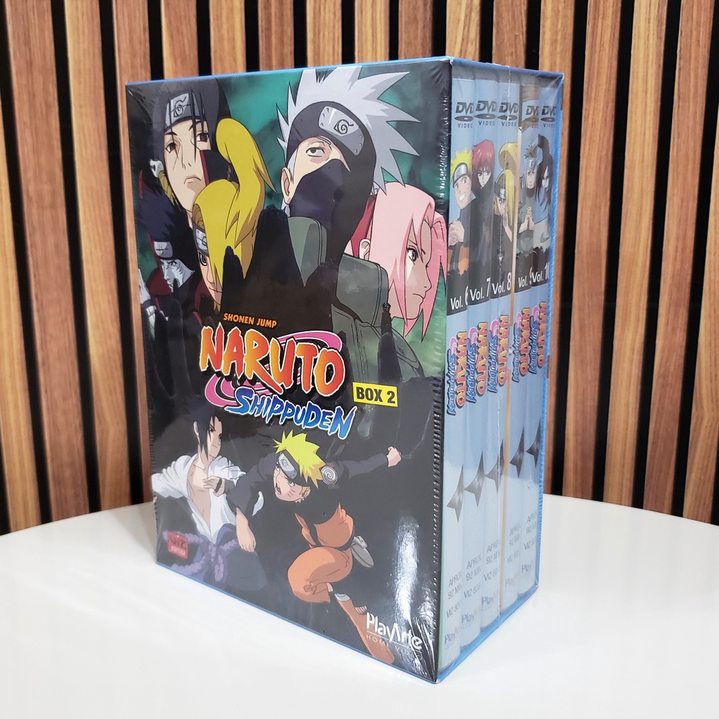 Dvd Box - Naruto Shippuden - Segunda Temporada - Box 1 (5 Discos) em  Promoção na Americanas