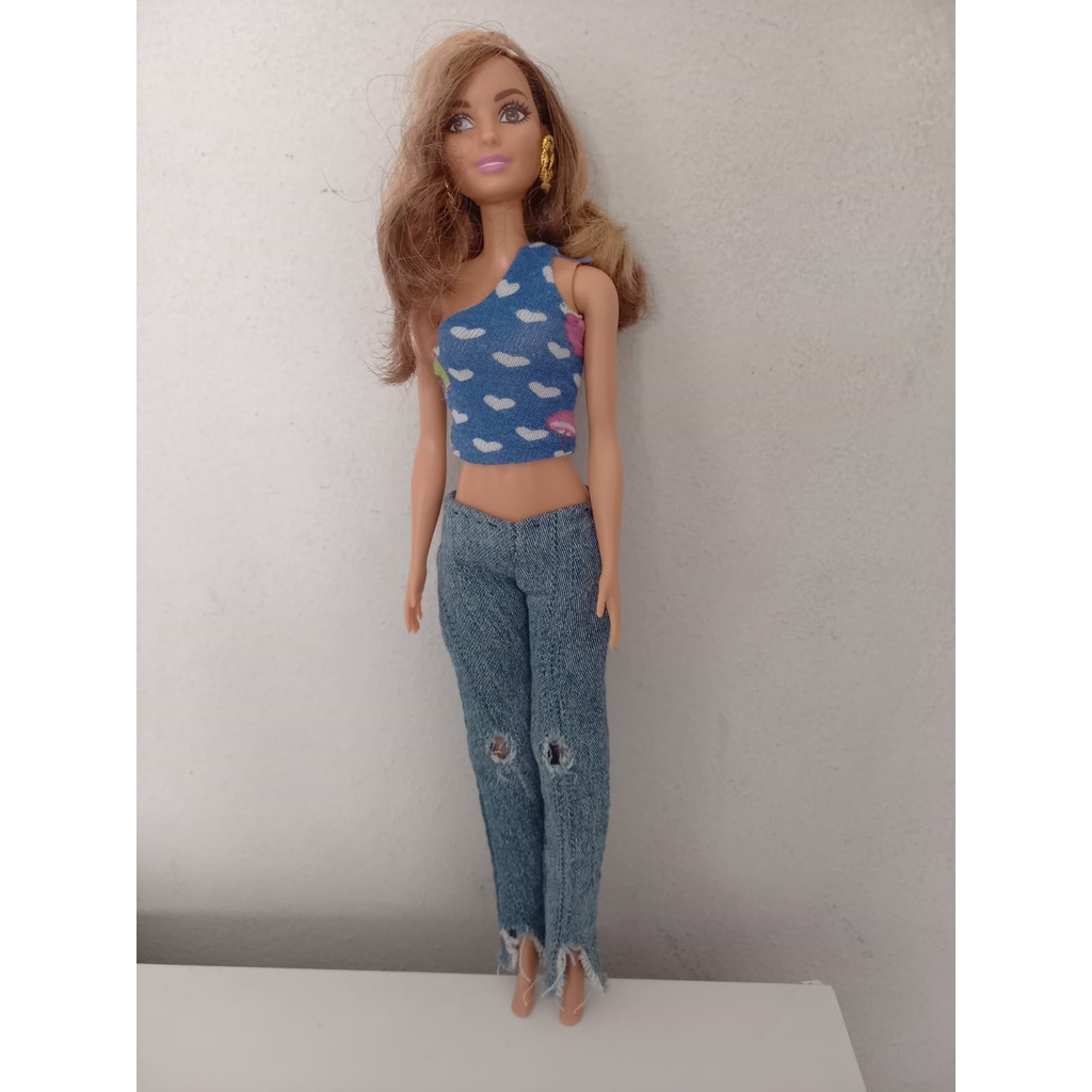 Camisa Barbie Corações Roupa Blusa Camiseta Boneca Adulto - Roupas - Vila  Peri, Fortaleza 1213101595