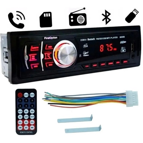 Som Para Carro Automotivo Com Bluetooth Mp3 Usb Com Garantia