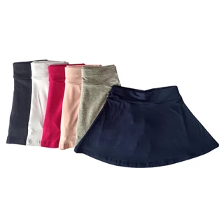 Saia Shorts Infantil em Viscolycra - Tamanhos 4 a 8