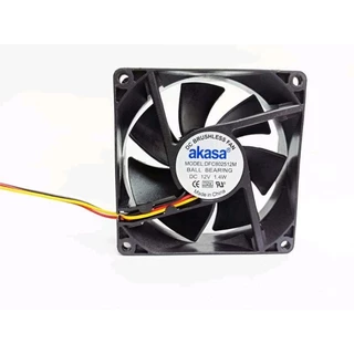 Ventoinha Fan Cooler 12v 80x80x25 8cm 1.4w 3 Pinos Dfc802512m