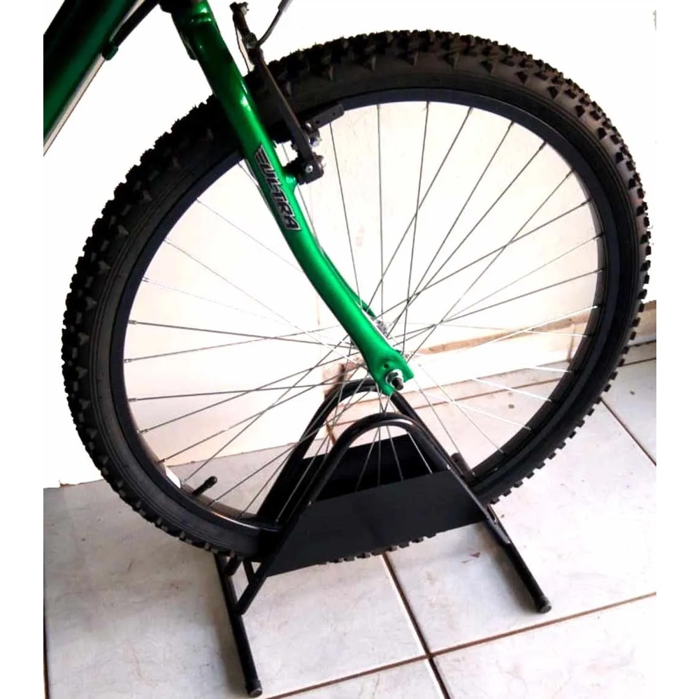Suporte De Chão Para Bicicleta Porta Bike De Piso 1 Vaga