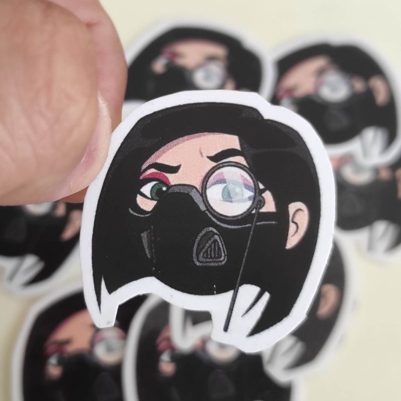 VALORANT - SPRAYS - VIPER OCULOS - ADESIVOS