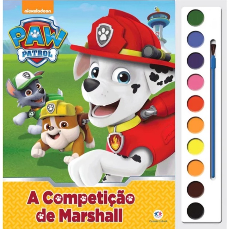 Livro para Colorir com Aquarela Patrulha Canina 16 páginas Acompanha 1  pincel - Magic - Prime UP Online - Papelaria Online - Tinta e Toner de  Impressoras