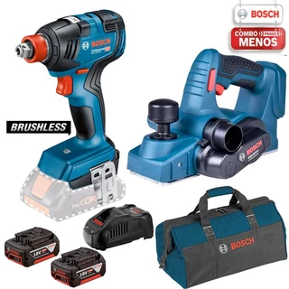 Chave De Impacto 18v Gdx18v-200 + Plaina 18v Gho18v-li Bosch