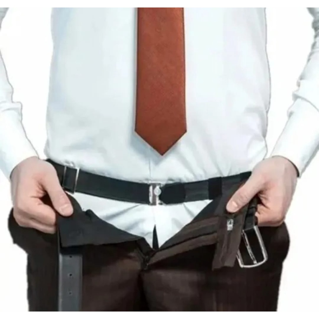 Cinto Unissex Segura Camisa Social Embutido