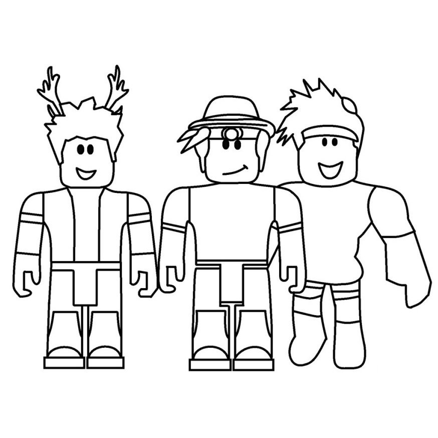 roblox 5 para colorir