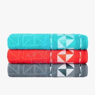 Kit 3 Toalhas de Banho Banhão Gigante Luxo Diamante 75x150cm Toque Mágico Toalhas