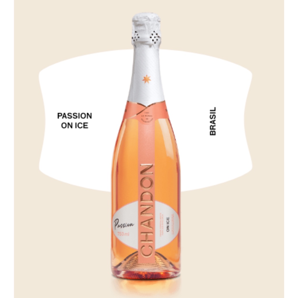 Espumante Chandon Passion Rosé 750ml | Shopee Brasil