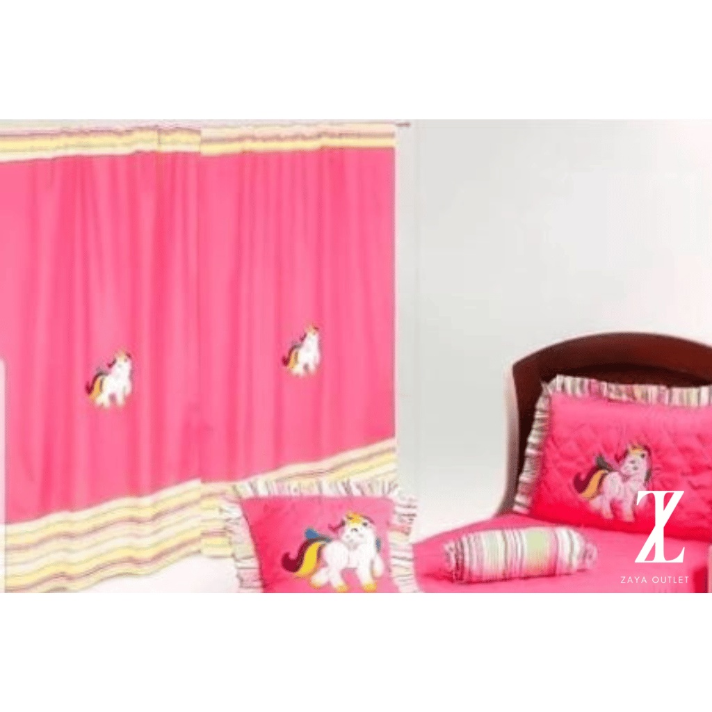 Cortinas de cílios de unicórnio para crianças meninas, cortinas