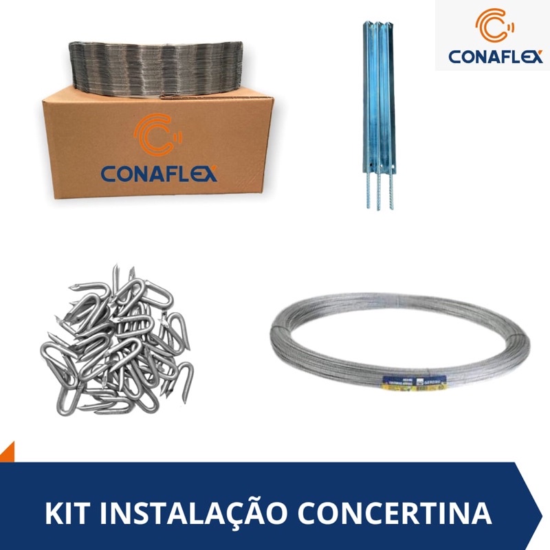 kit Concertina simples 30cm (15metros) | Shopee Brasil