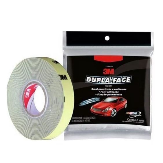 Fita Automotiva Dupla Face 5369 de 12mm x 3m Original 3M
