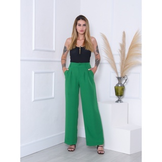 Comprar Calça Pantalona Alfaiataria Lisa - R$74,00 - Fashion Dessa