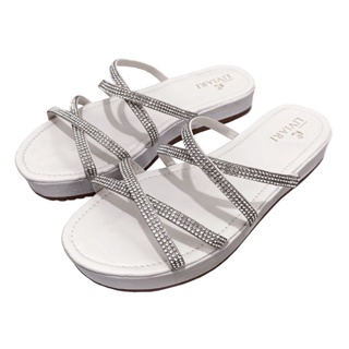Sandália Feminina Chinelo Papete Birken Tendência Rasteira Blogueira Flatform Rasteirinha com Strass Tendência 2023 Ref. 30/70