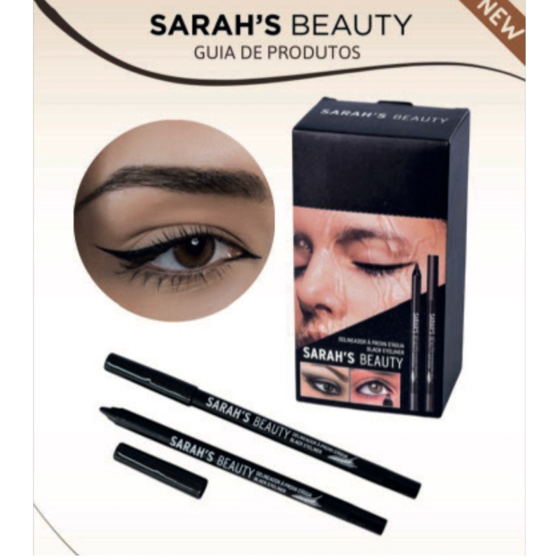 Lápis de Olho Preto A Prova D'Agua - Sarah's Beauty | Shopee Brasil