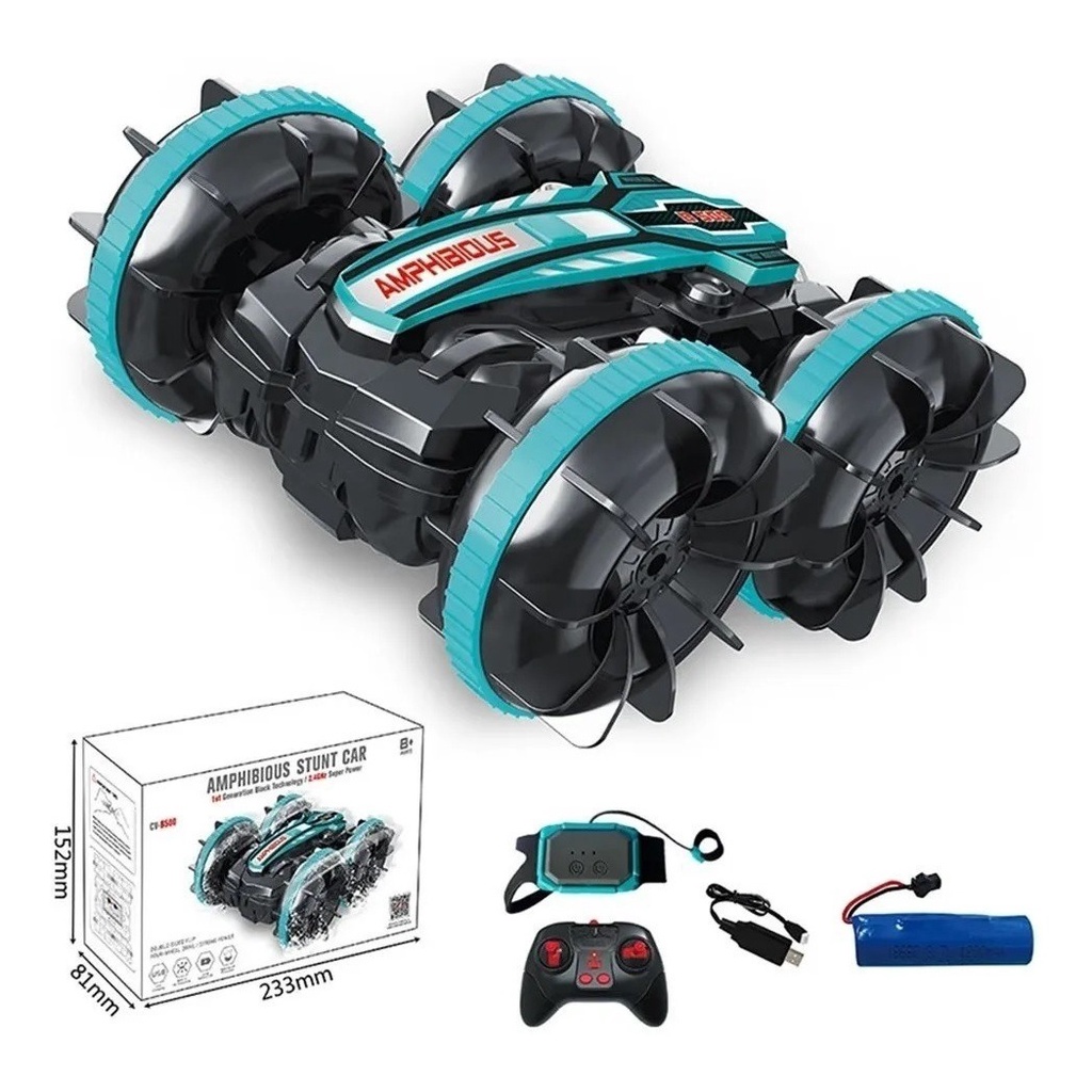 Carrinho Controle Remoto Á Prova D água Anfíbio | Shopee Brasil