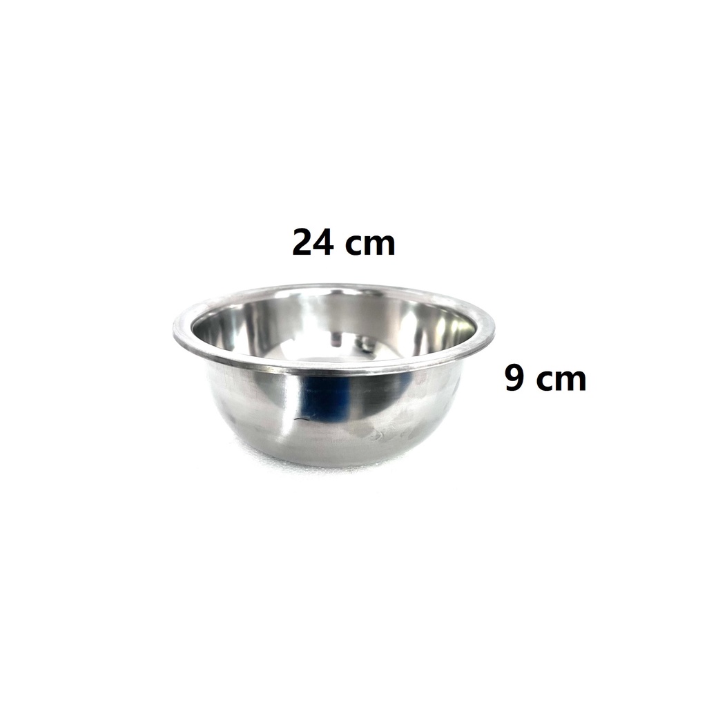 Bowls inox tijela 24 cm redonda, alto boo bou bóu bous bow bau baus ...