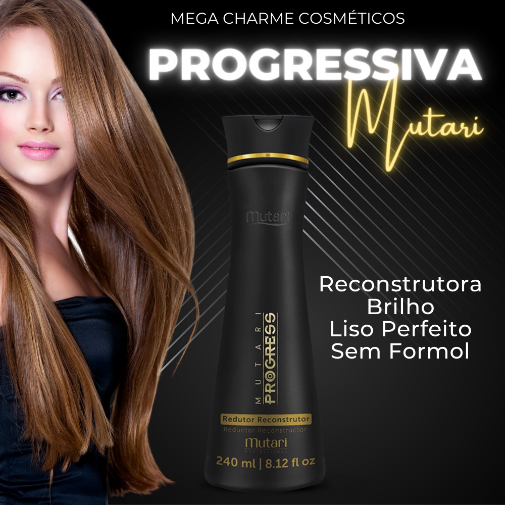 Escova Progressiva Mutari Reconstrutora Alisa e Hidrata 240ml - Sem ...