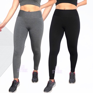 Kit com 2 Calça legging feminina cintura alta Suplex academia Fitness