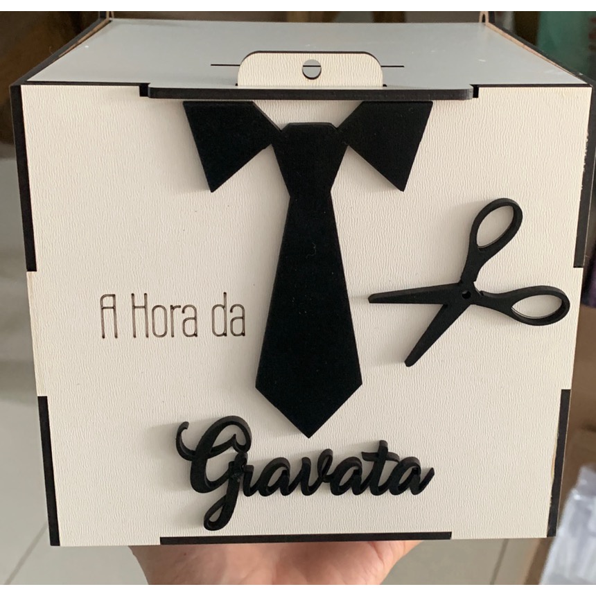 Caixa hora da gravata, Sapatinho e Lua de Mel para casamento ...