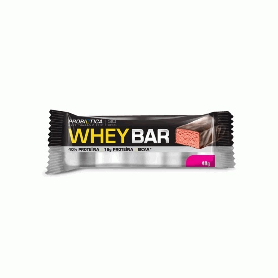 Whey Bar Low Carb (40g) – Probiótica – Frutas Vermelhas