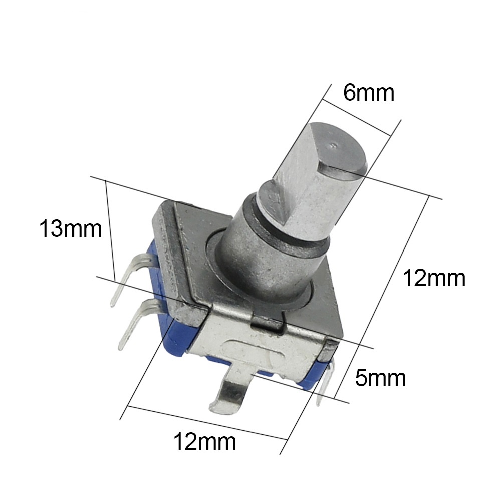 Potenciômetro tipo encoder rotativo 12mm - AZ_20 posições