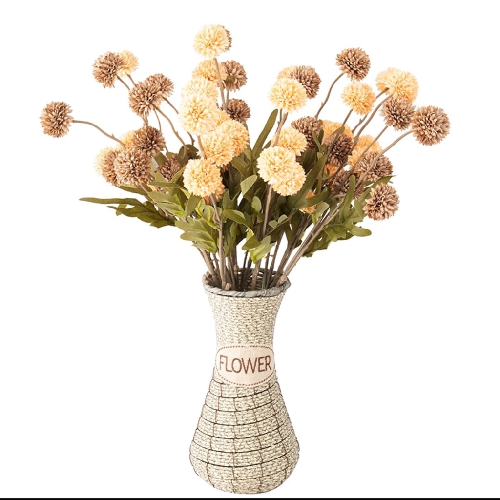 Flor Artificial Dente Leao Buque c/5flores Decoracao Arranjo Festa