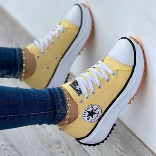 All Star Plataforma Branco com Zíper - Moda Brás