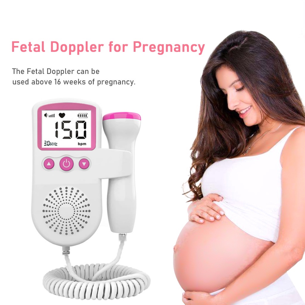 Monitor Fetal Aconchegante Doppler Casa Para Bebê/Gravidez