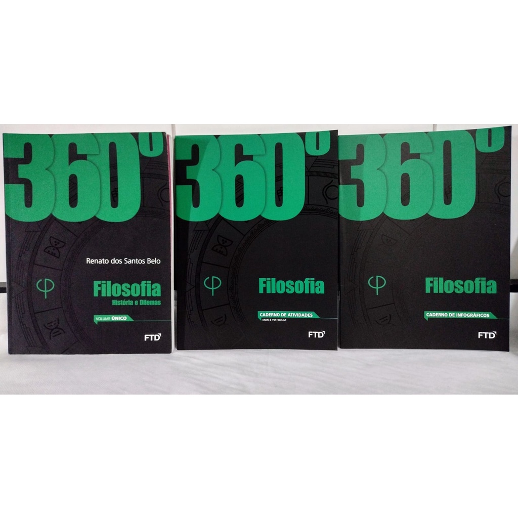 360° FILOSOFIA - HISTÓRIA E DILEMAS VOL. ÚNICO