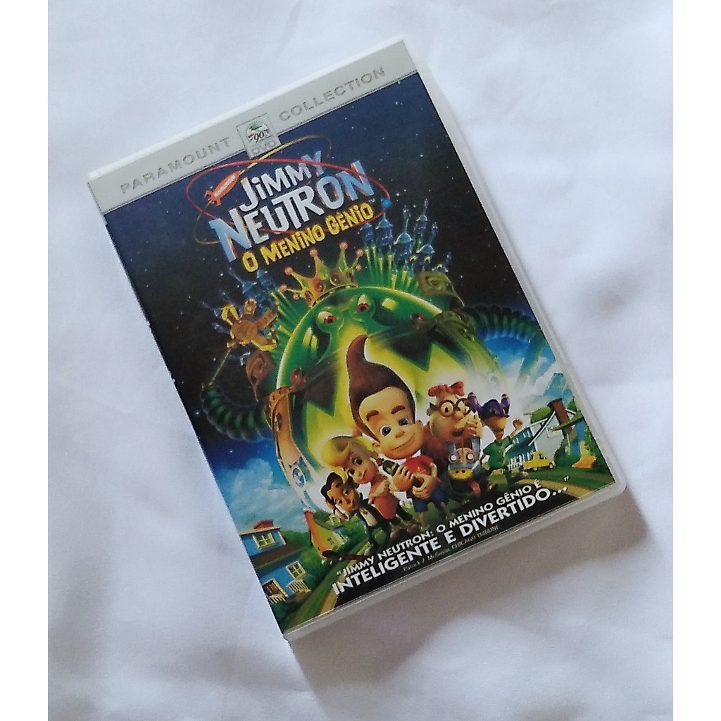 DVD Jimmy Neutron o menino gênio - desenho, ciências, aventura | Shopee ...