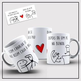 Caneca Presente Aniversario Flork Meme Mod15 325 Ml - Escorrega o Preço