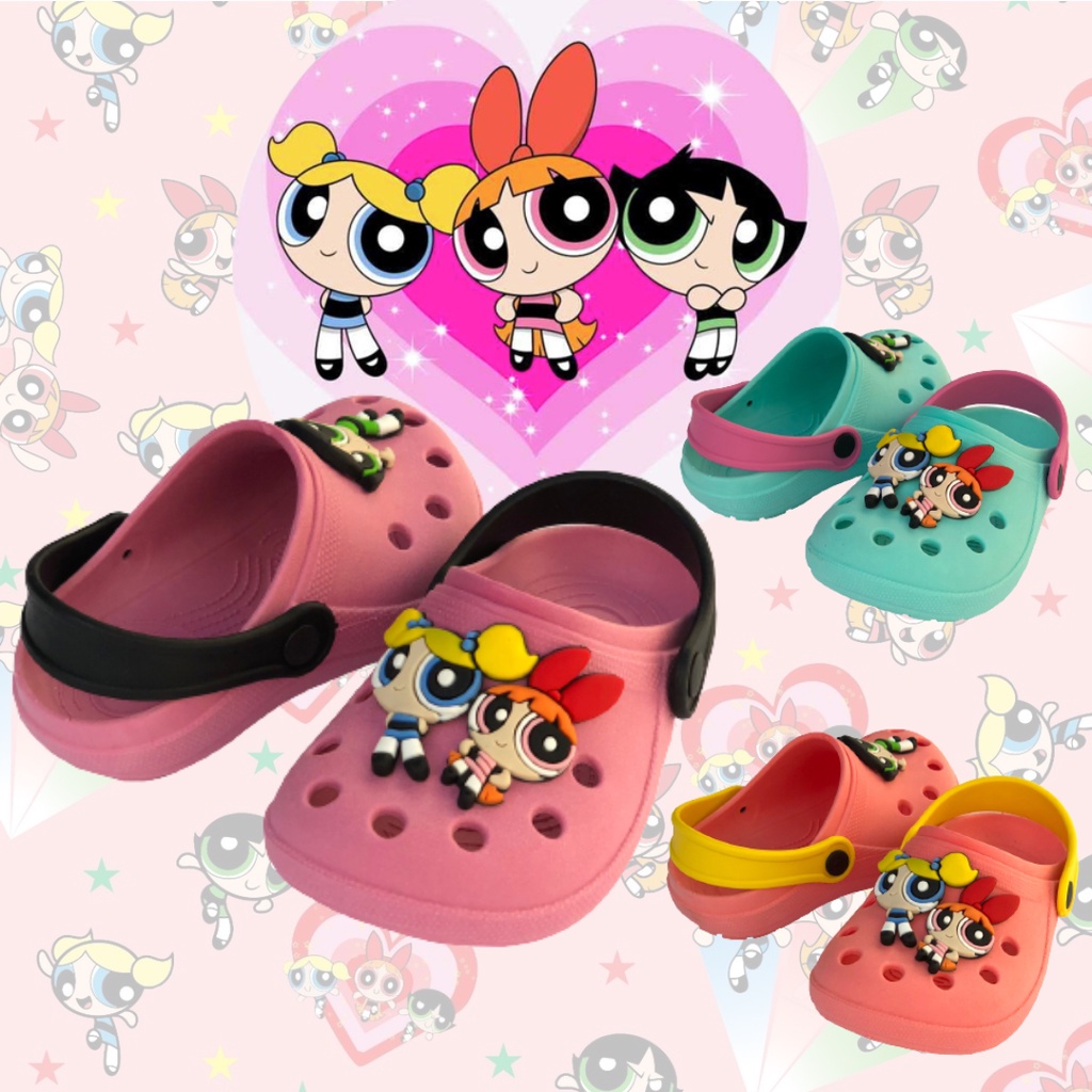 Sandália Crocs Babuche Infantil Meninas Super Poderosas