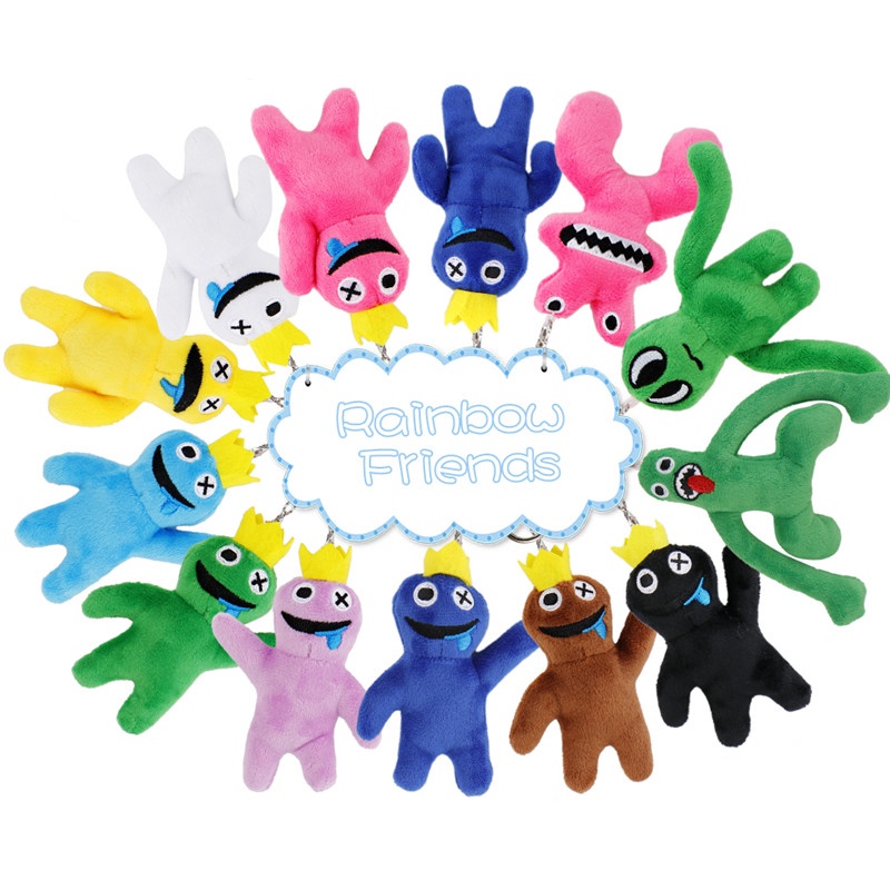 Rainbow Friends Plush,Animais Bonitos Recheados,Suaves E